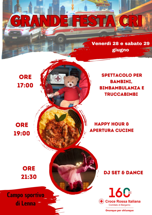 COMUNICATO STAMPA: GRANDE FESTA A LENNA